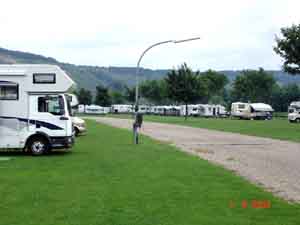 Der Stellplatz in Kl�sserath