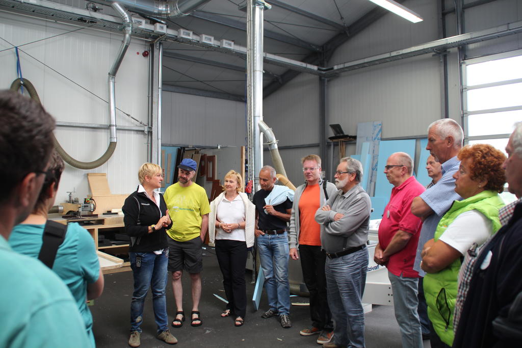 Bei der Werksführung