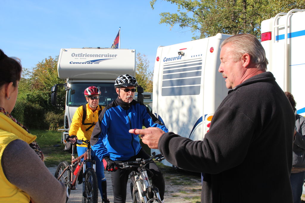 Start zur Radtour