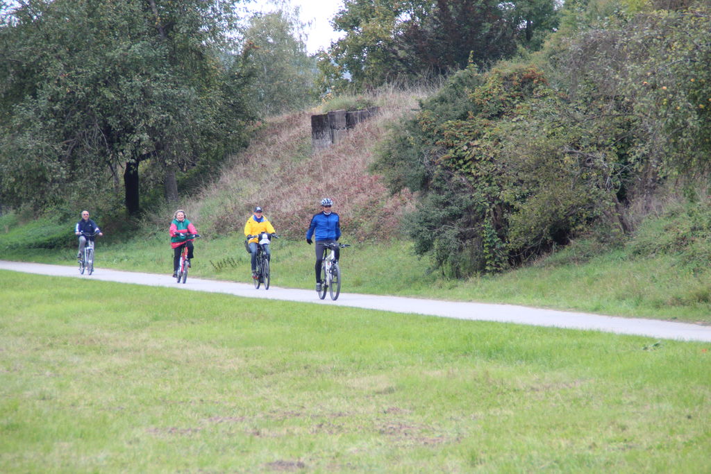 Von der Radtour zurück