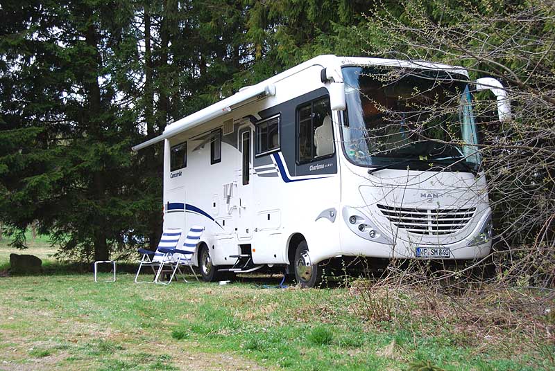 Ein Stellplatz mit Ausblick