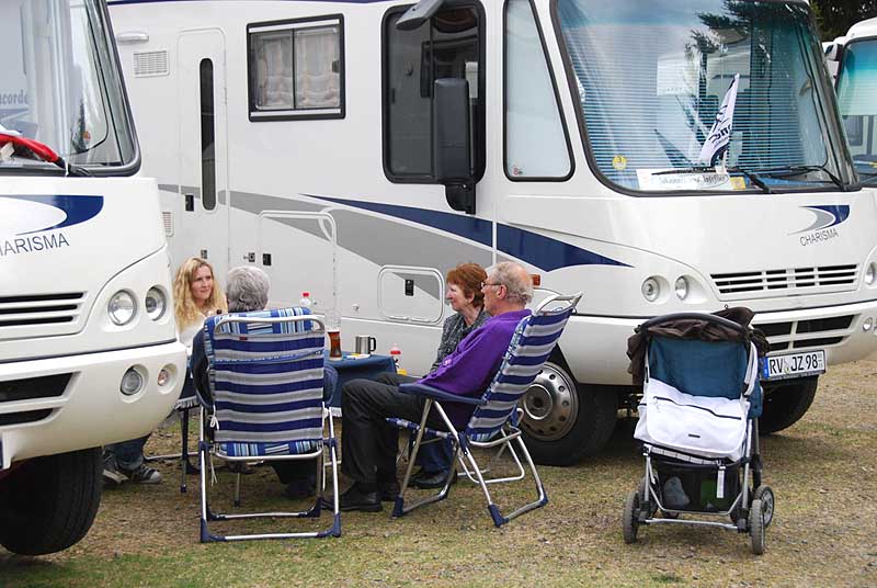 Auf dem Stellplatz in Braunlage