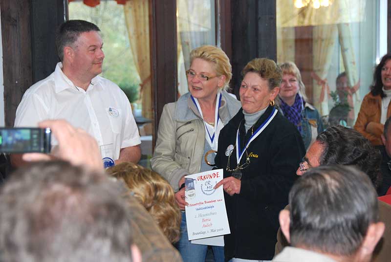 Bei der Siegerehrung