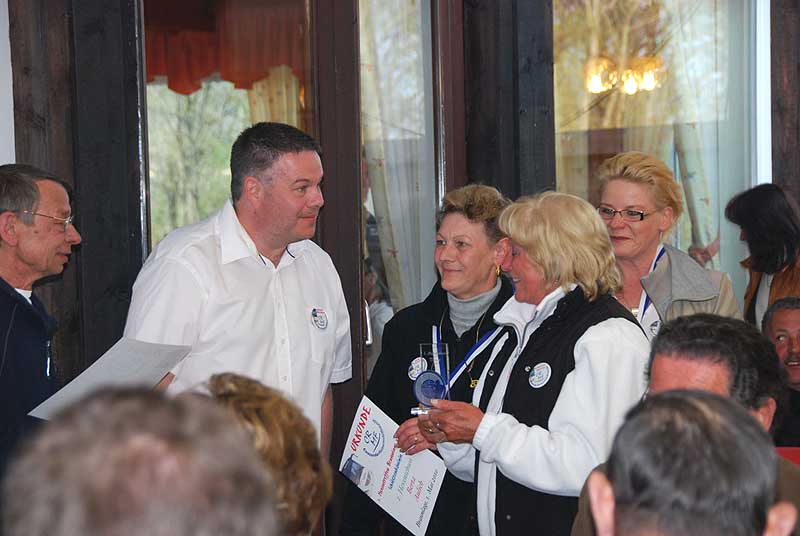 Bei der Siegerehrung