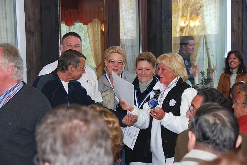 Bei der Siegerehrung