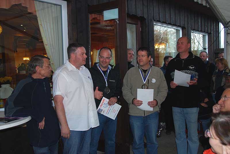 Bei der Siegerehrung