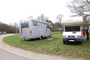 Zwei Concorde am Brombachsee