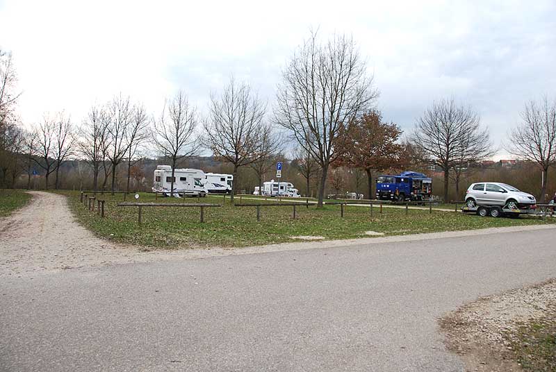 Der Stellplatz in Absberg