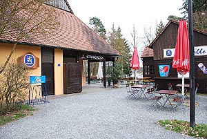 Strandkiosk am See