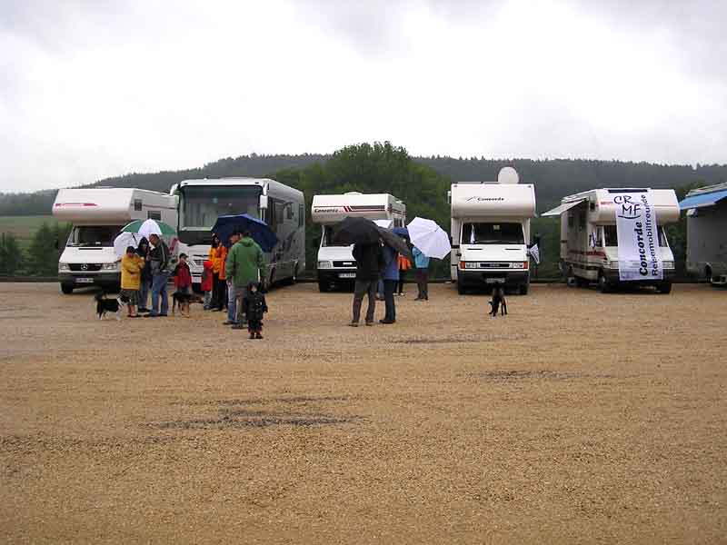 Die ersten CRMFler treffen ein