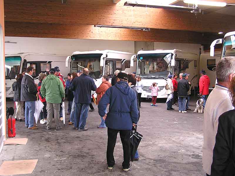 In der Ausstellungshalle