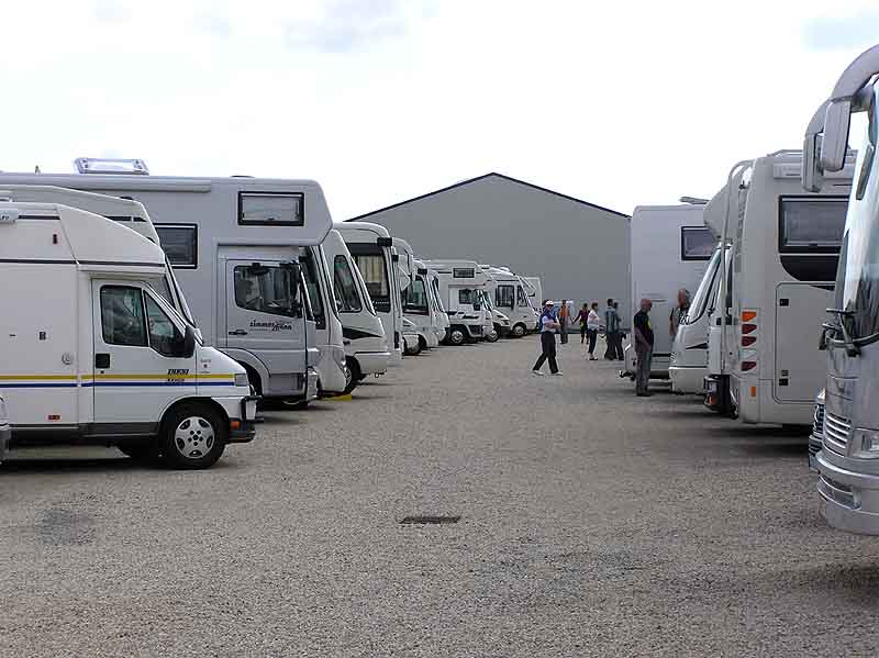 Blick zum Zentrallager