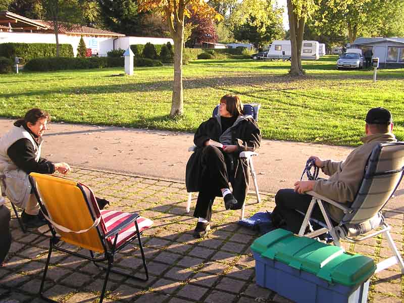 Elke, Petra und Andreas