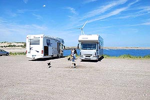 Erster Strandkontakt