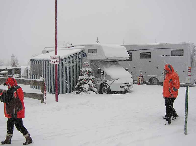 Es schneit!