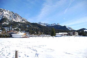 Blick auf den Stellplatz