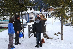 Meenzer beim Verabschieden