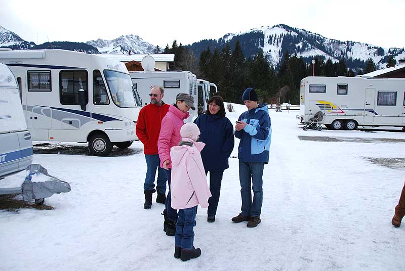 Meenzer beim Verabschieden