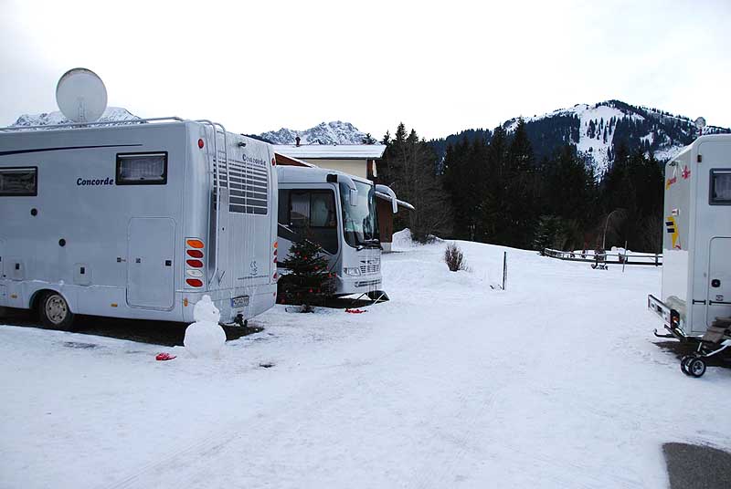 Der Schneemann leidet
