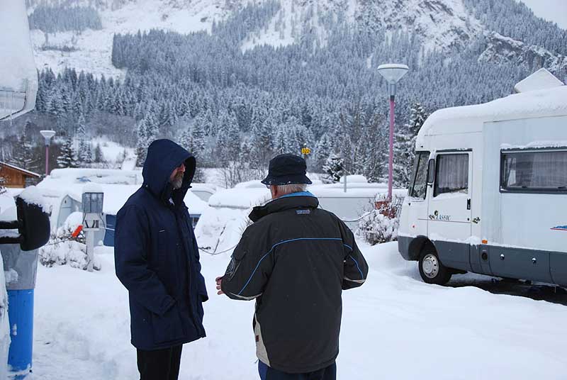 Werner und Kurt im Gespräch