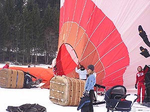 Vorbereitungen zum Start