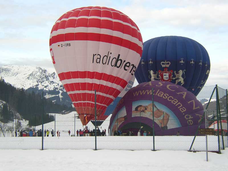 Ballonfestival in Tannheim