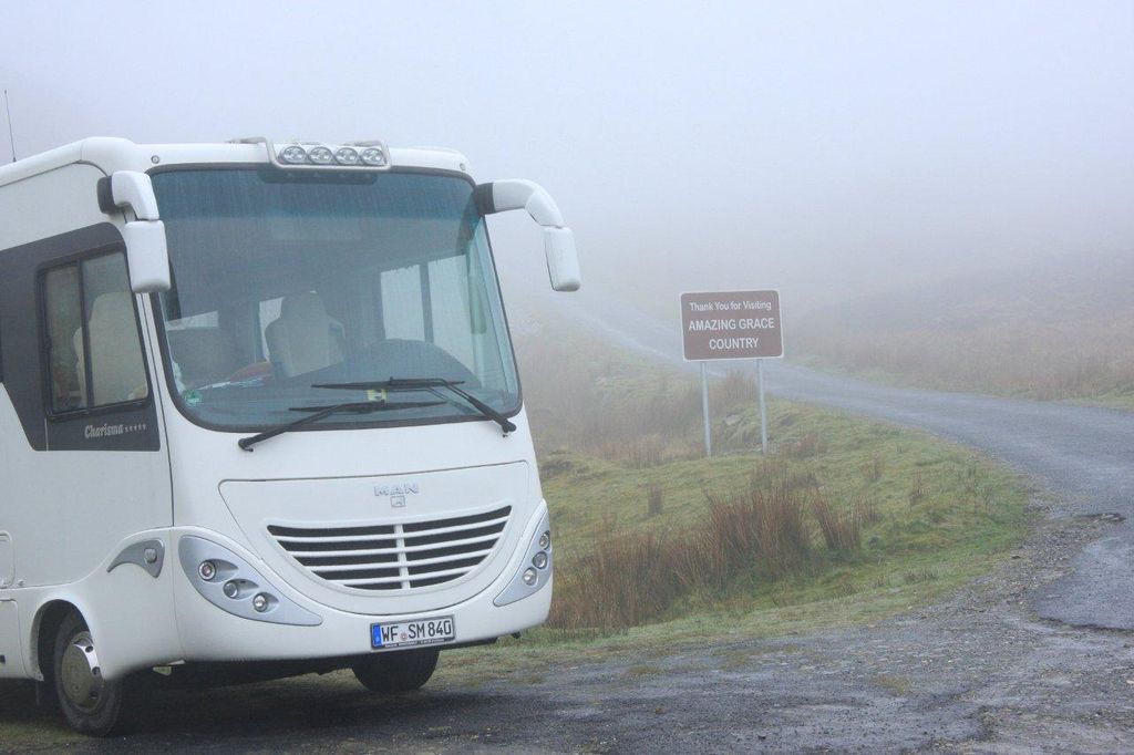 steile Pässe bei schlechter Sicht
