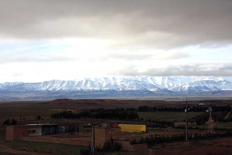 Schnee im Hohen Atlas