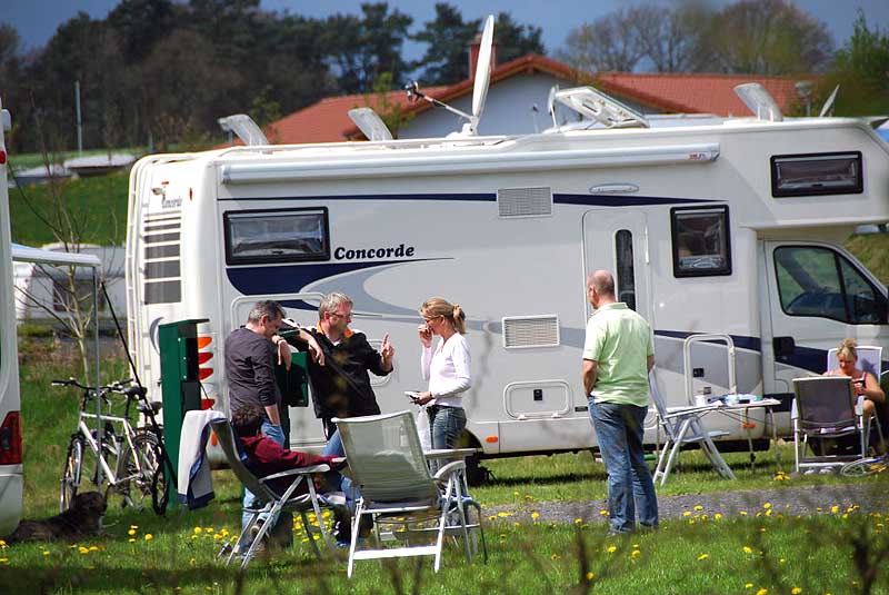 Herbert, Manfred, Angela und Jürgen