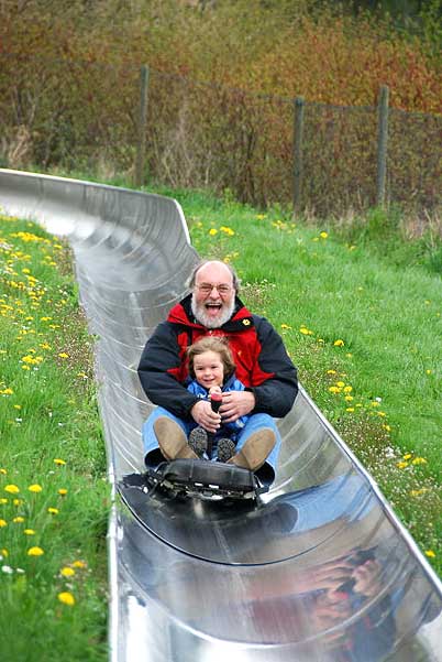 Johannes mit Enkel