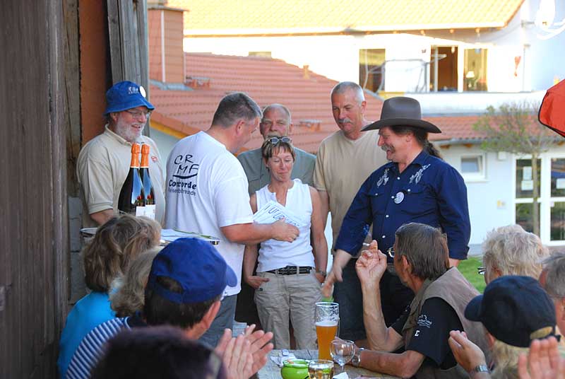 Bei der Siegerehrung