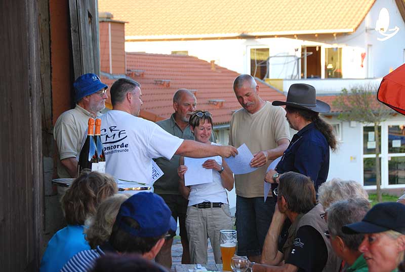 Bei der Siegerehrung