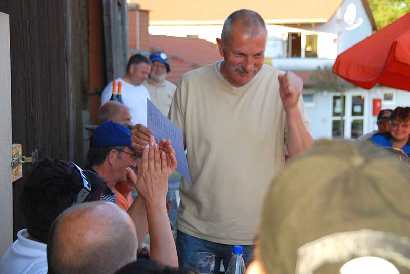 Bei der Siegerehrung