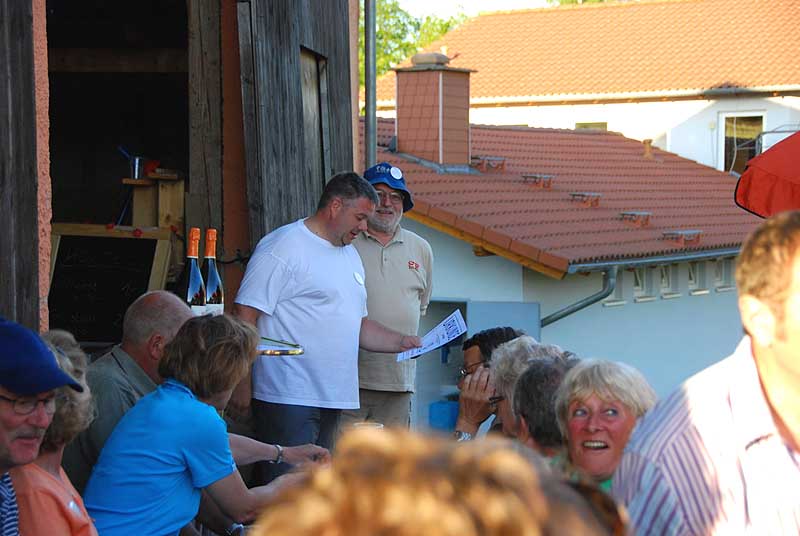 Bei der Siegerehrung