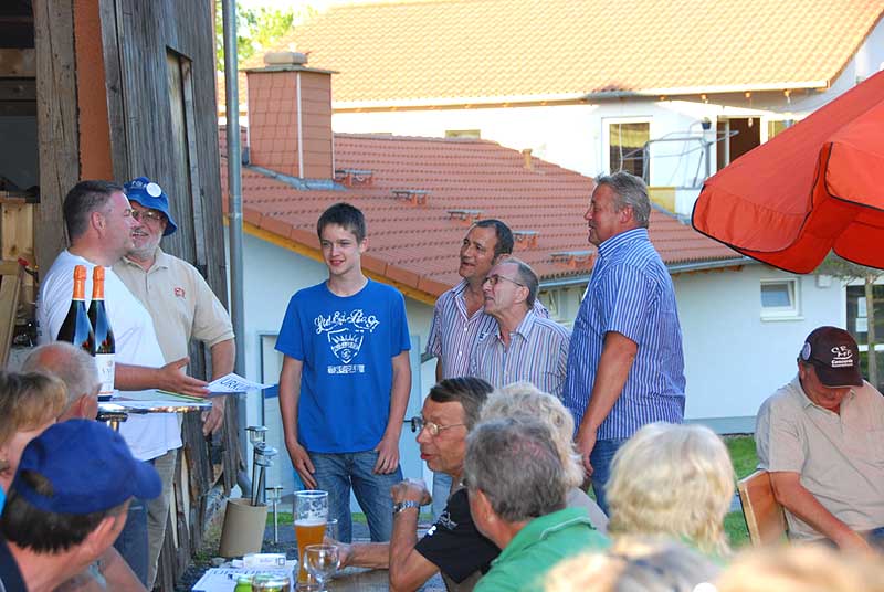 Bei der Siegerehrung