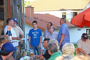 Bei der Siegerehrung