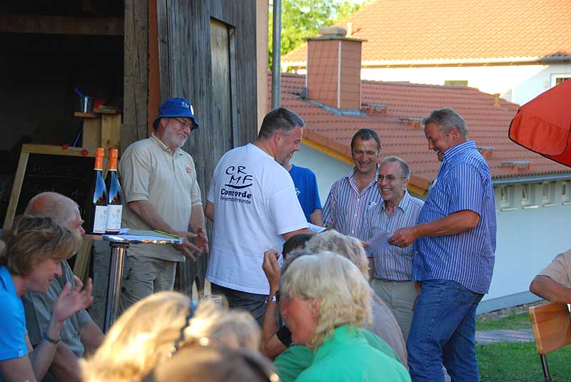 Bei der Siegerehrung