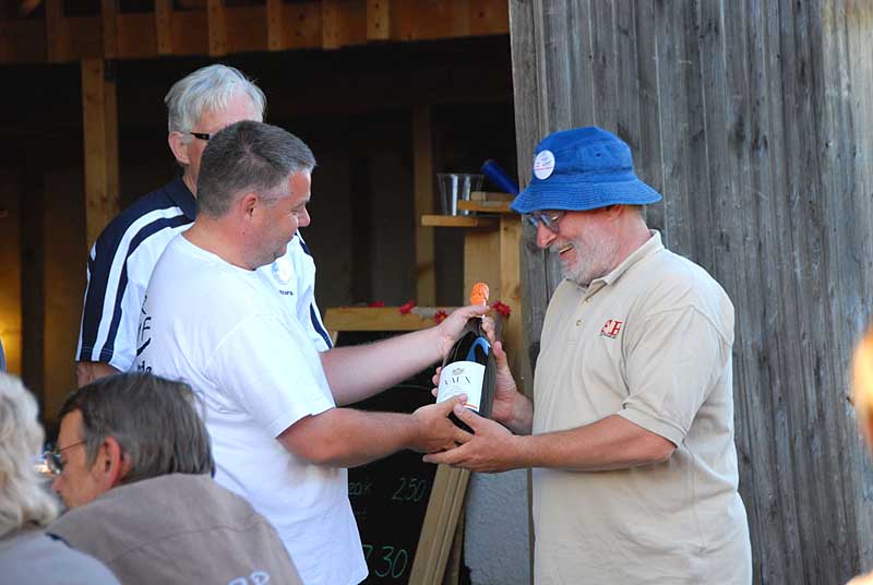 Bei der Siegerehrung