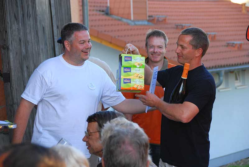 Bei der Siegerehrung