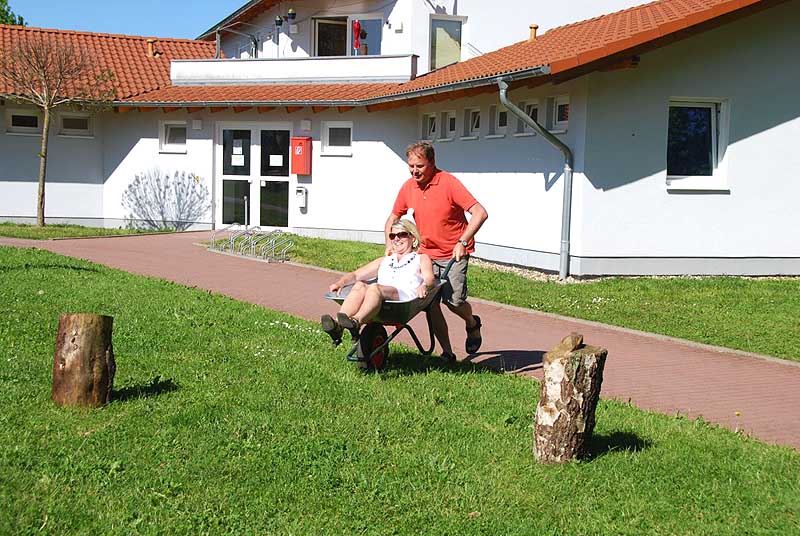 Schubkarrenrennen