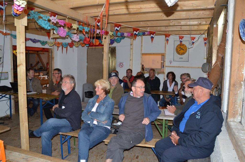 Bei der Präsentation