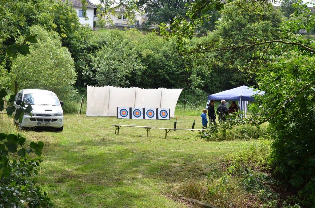 Vorbereitung zum Bogenschießen