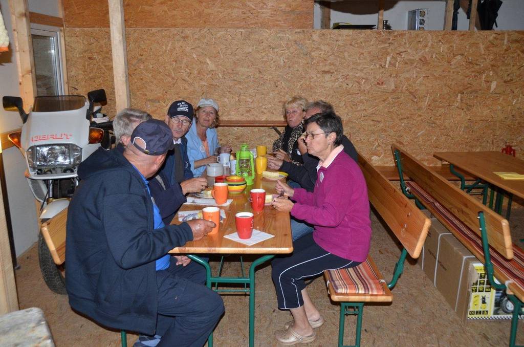 Es gab Kaffee und Kuchen