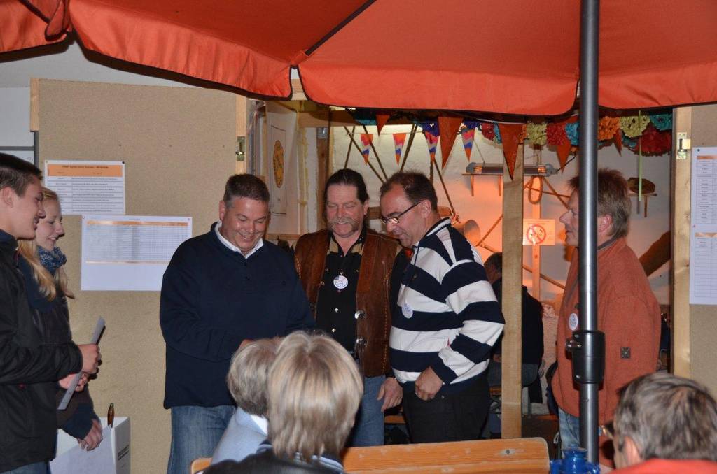 Bei der Siegerehrung