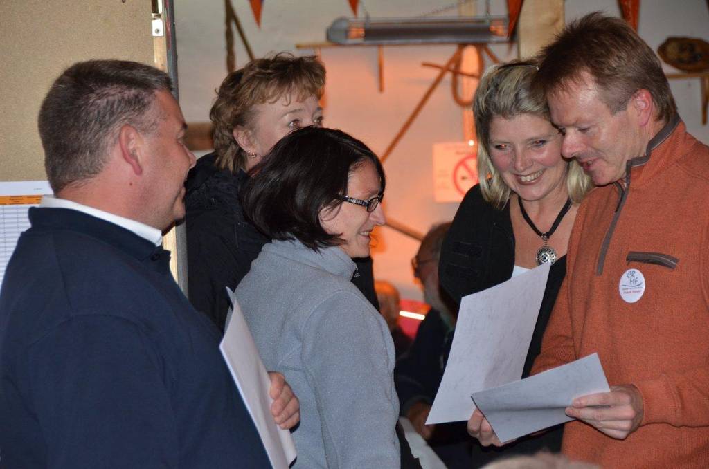 Bei der Siegerehrung