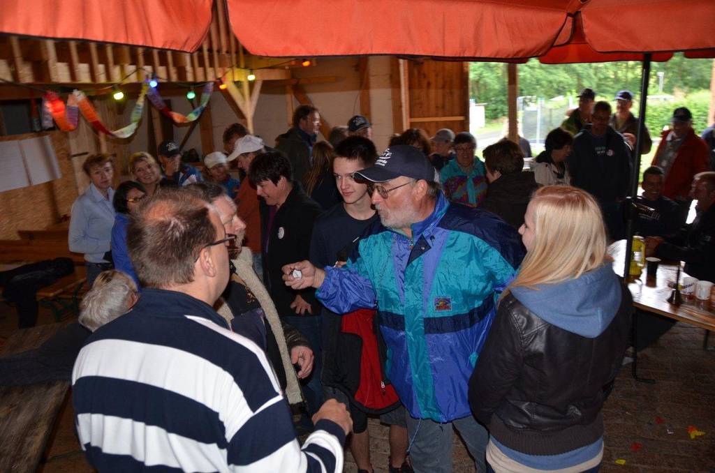 Johannes mit der Stoppuhr