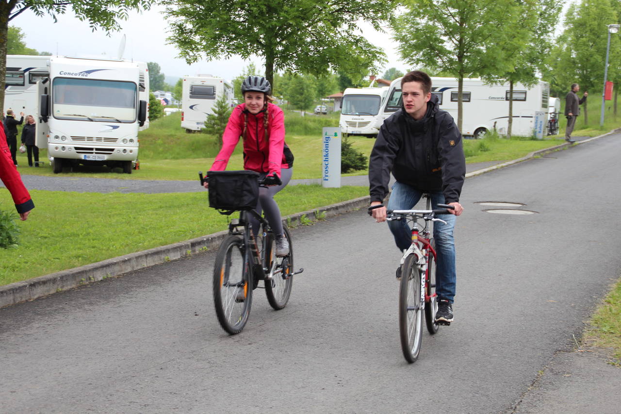 Start zur Radtour