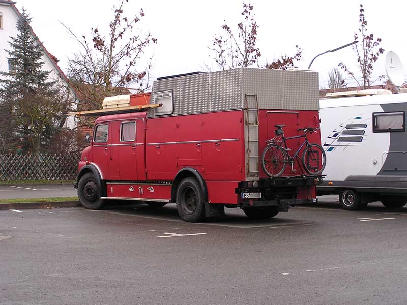 Selbstausbauer auf dem Stellplatz
