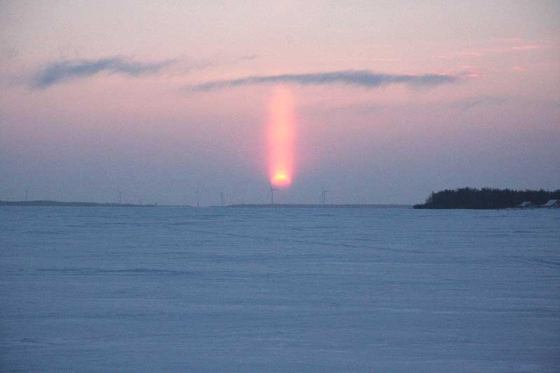 Noch ist die Sonne wenige Std. am Tag zu sehen