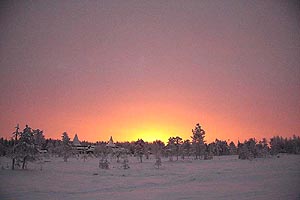 Am Polarkreis schafft die Sonne es nicht mehr höher